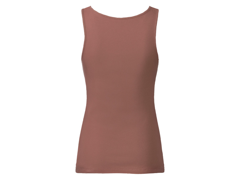 esmara® Damen Tops, 2 Stück, in anschmiegsamer Ripp-Qualität Jubiläumsangebot