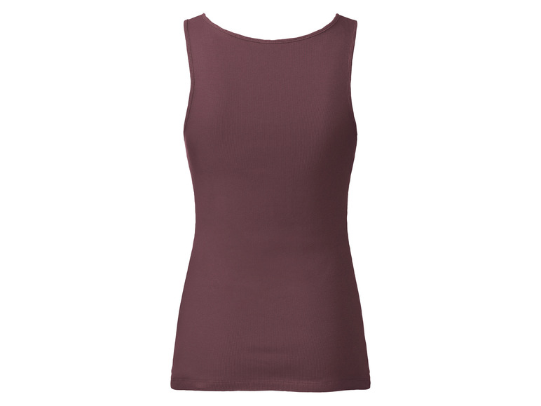 esmara® Damen Tops, 2 Stück, in anschmiegsamer Ripp-Qualität Jubiläumsangebot