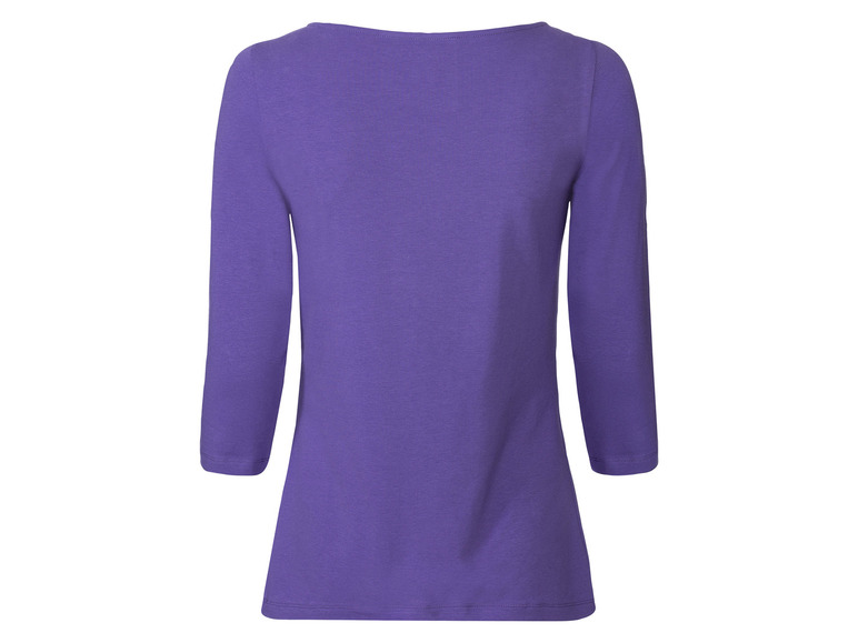 esmara® Damen Langarmshirts, 2 Stück, mit hohem Baumwollanteil Saisonale Angebote