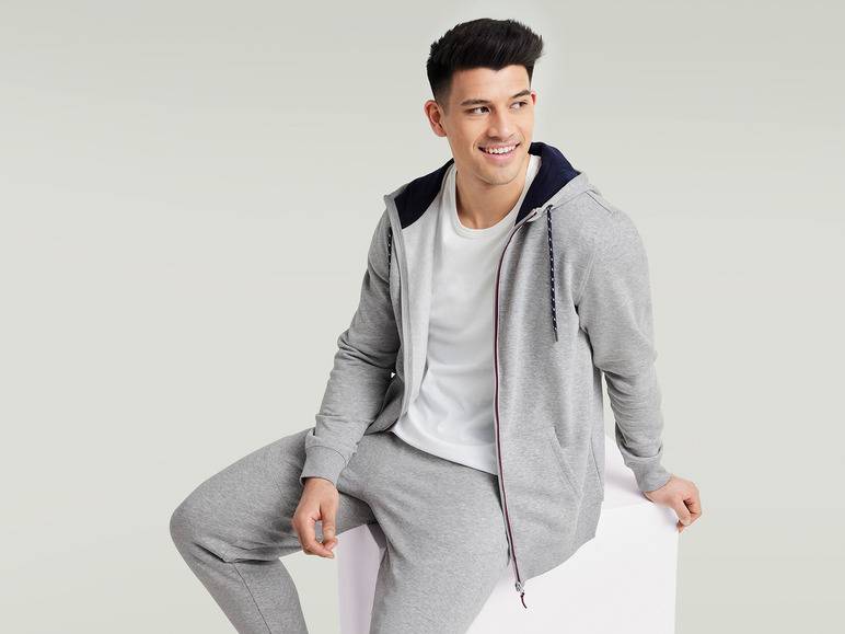 LIVERGY® Herren Sweatjacke mit Baumwolle Räumungsverkauf