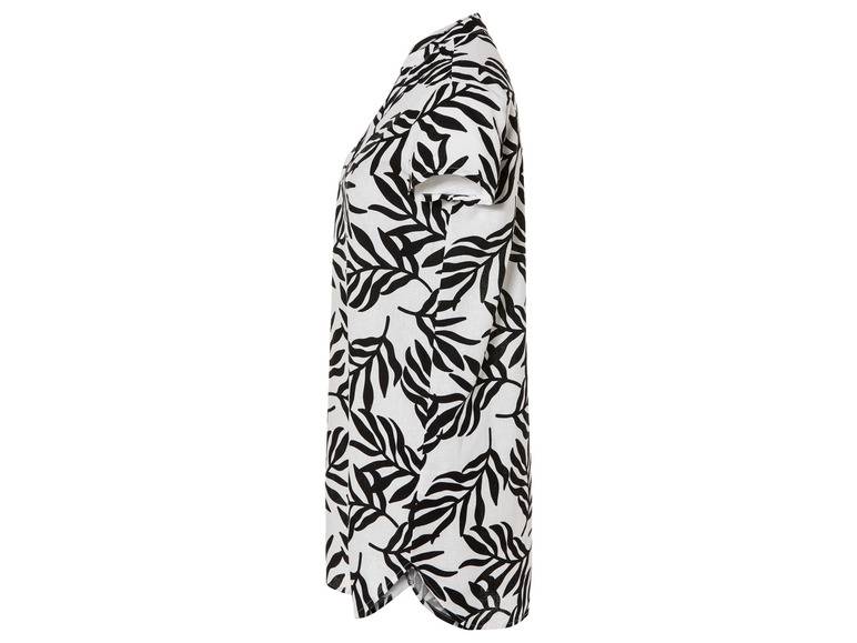 esmara® Damen Leinen-Tunika-Kleid, leger geschnitten Kostenlose Rückgabe