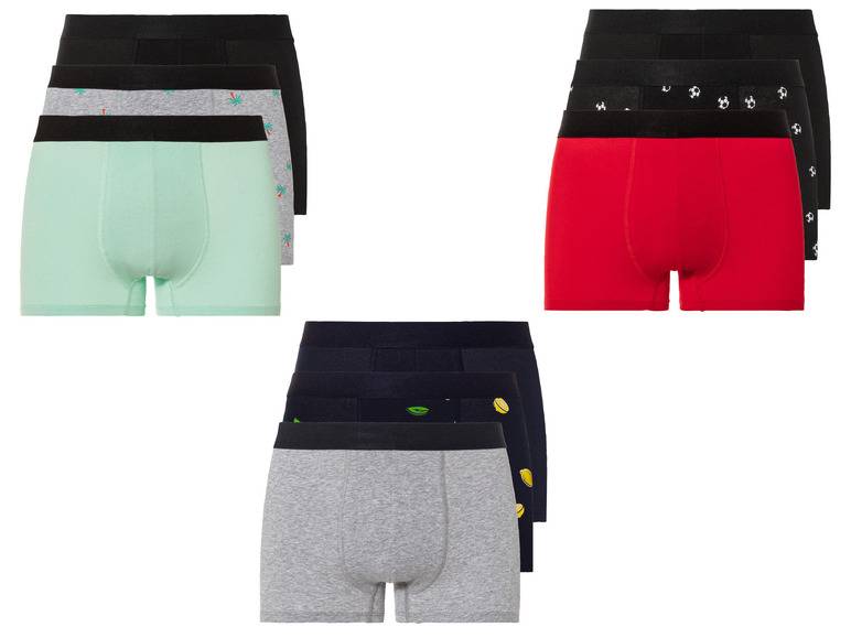 LIVERGY® Herren Boxer, 3 Stück, hoher Baumwollanteil Letzte 2 Tage