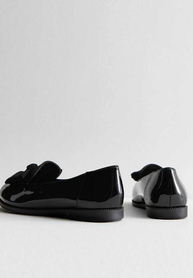 New Look Wide Fit New Look Wide Fit COMFORT WIDE FIT BOW FRONT - Slip-ons - black Bis zu 60% Rabatt
