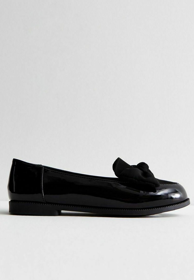 New Look Wide Fit New Look Wide Fit COMFORT WIDE FIT BOW FRONT - Slip-ons - black Bis zu 60% Rabatt