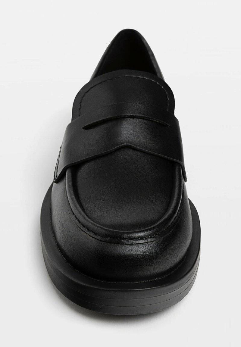 Stradivarius Stradivarius LOAFERS - Slip-ons - black Im Verkauf