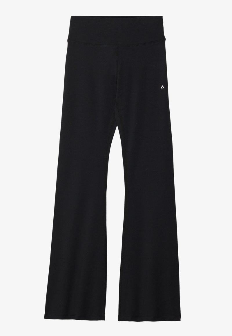 Even&Odd active Even&Odd active FLARED LEGGINGS - Tracksuit bottoms - black Sonderangebot der Fabrik
