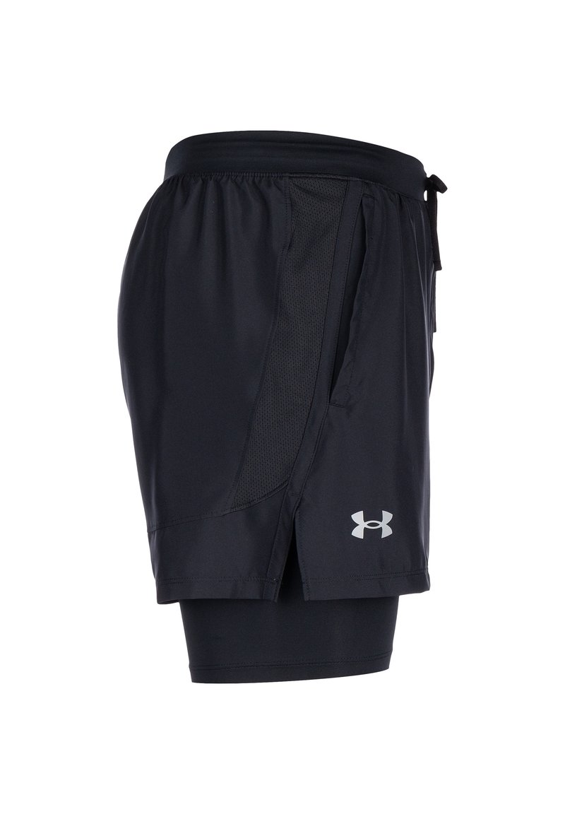 Under Armour Under Armour LAUNCH SHORTS 2-IN-1 - Sports shorts - black black reflective Bis zu 55% Rabatt