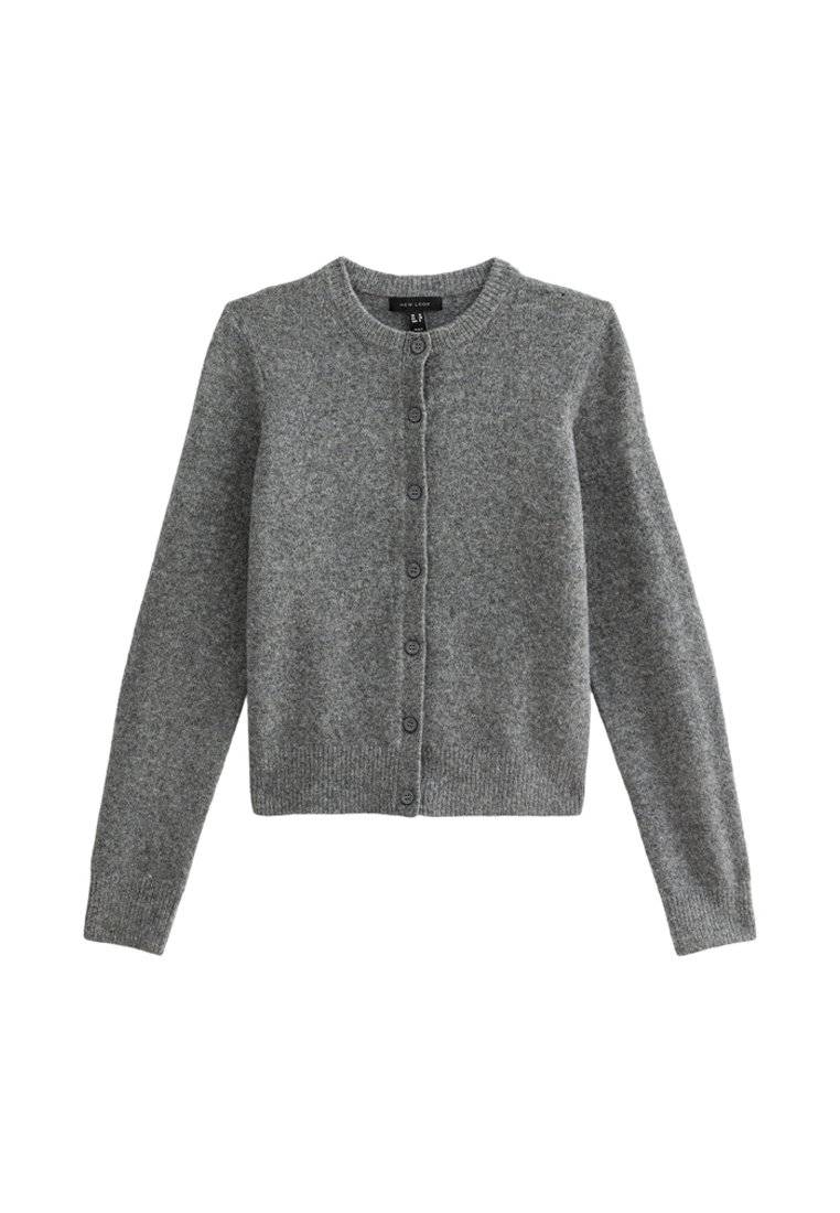 New Look New Look CREW NECK - Cardigan - grey Im Verkauf