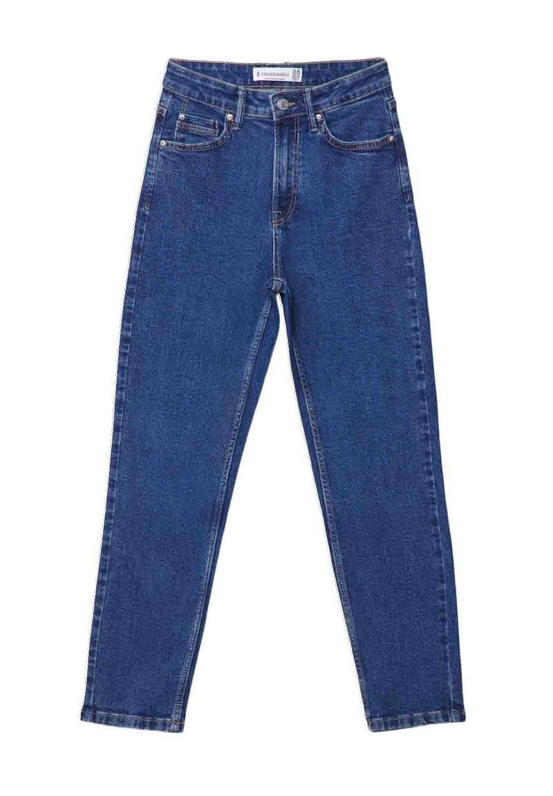 Stradivarius Stradivarius MOM - Relaxed fit jeans - raw denim Rabatte dieses Monats