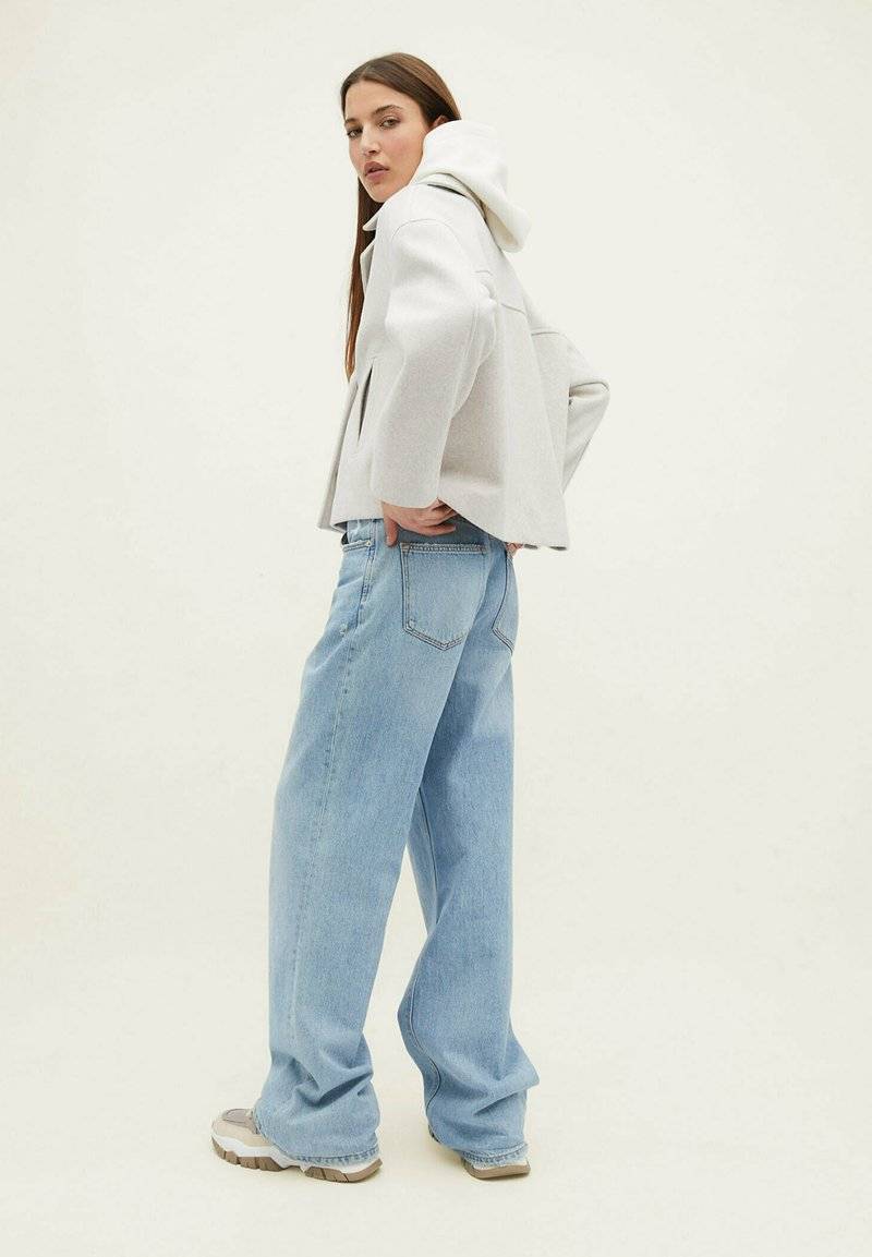 Stradivarius Stradivarius SOFT WRAP - Blazer - stone Online