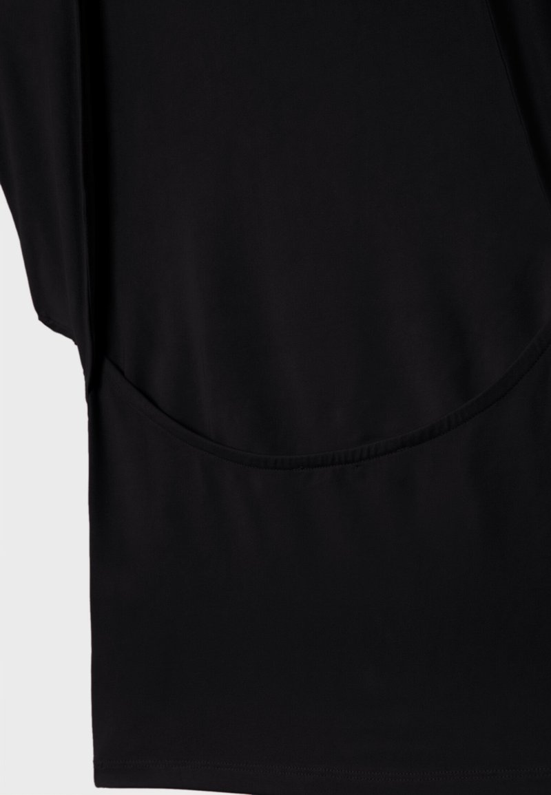 Stradivarius Stradivarius OPEN-BACK - Basic T-shirt - black Outlet