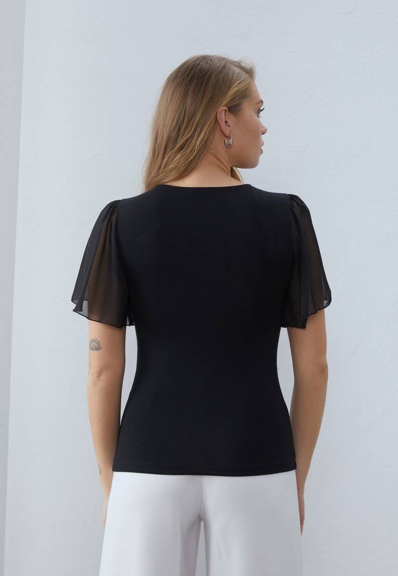 Anna Field Anna Field Print T-shirt - black Günstiger Verkauf