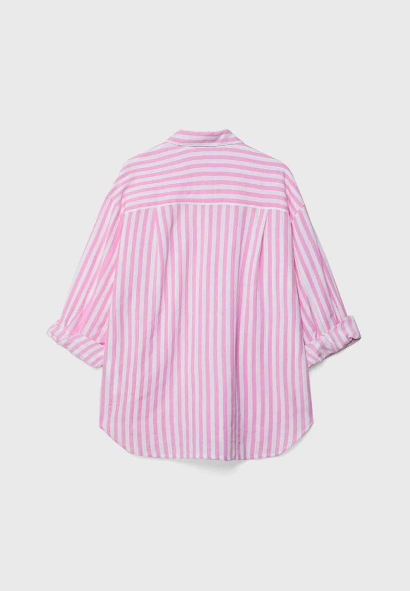 Stradivarius Stradivarius STRIPED - Button-down blouse - light pink Kostenloser Versand