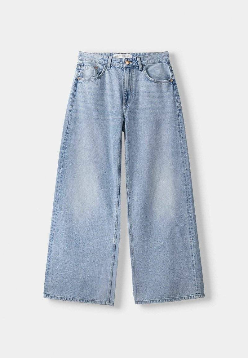 Bershka Bershka WIDE-LEG - Relaxed fit jeans Sonderangebot