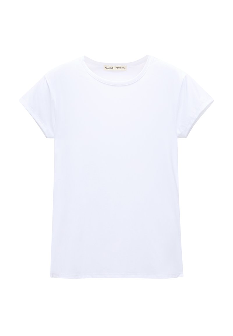 PULL&BEAR PULL&BEAR SHORT SLEEVE - Basic T-shirt - white Günstig kaufen