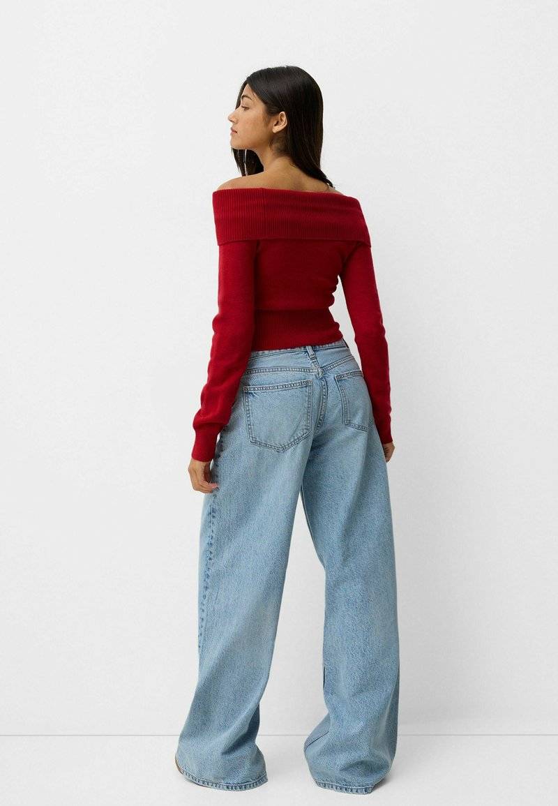 Bershka Bershka Jumper - red Flash Sale
