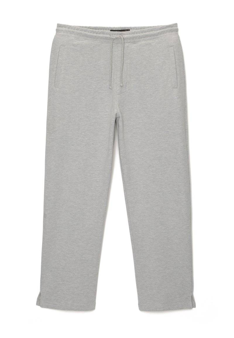 PULL&BEAR PULL&BEAR WIDE JOGGERS - Tracksuit bottoms - light grey Begrenztes Angebot