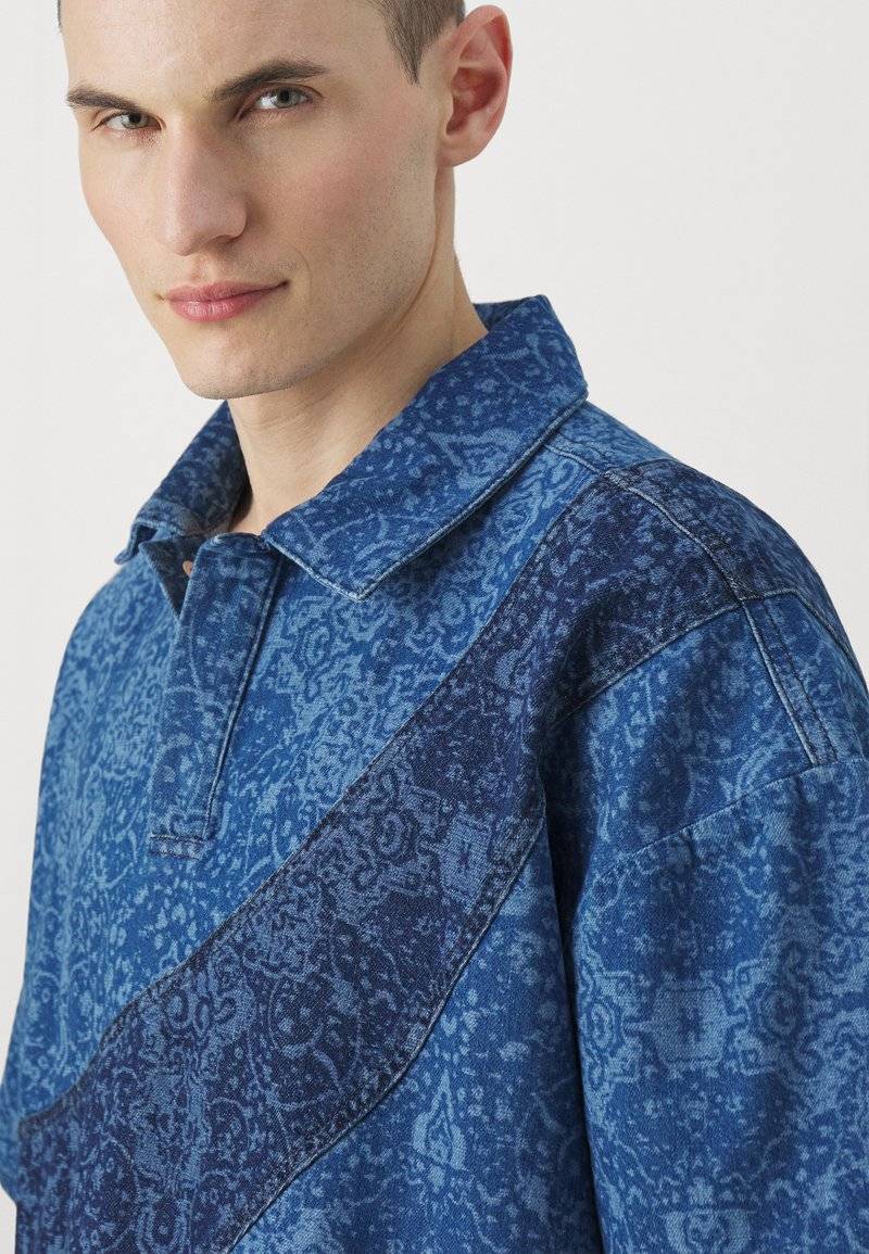 Les Benjamins Les Benjamins TEE UNISEX - Button-down blouse - blue Black Friday