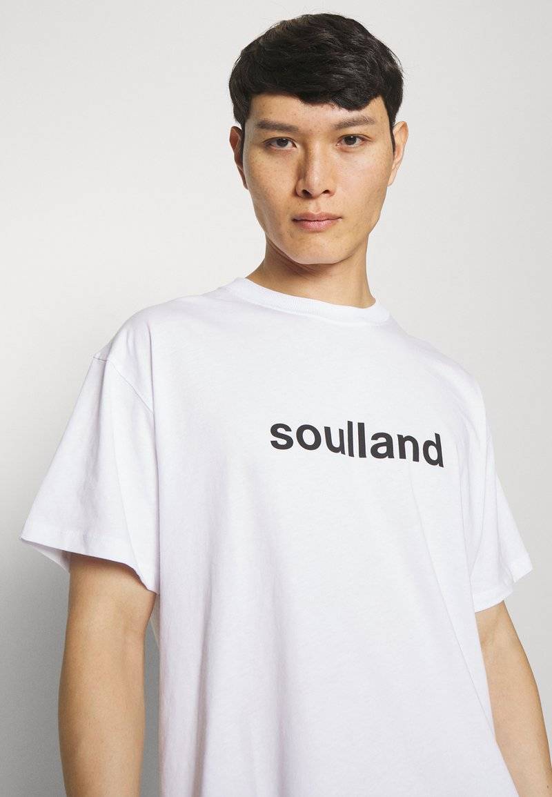 Soulland Soulland OCEAN UNISEX - Print T-shirt - white Online Outlet