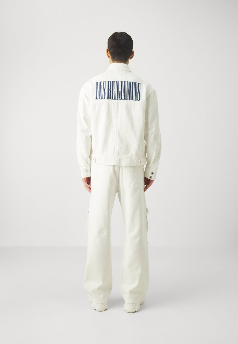 Les Benjamins Les Benjamins JACKET UNISEX - Denim jacket - white Super Sparpreis