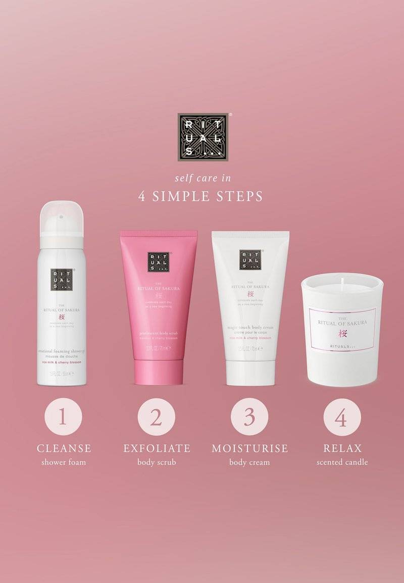 Rituals Rituals FOAMING SHOWER GEL TRAVEL SIZE THE RITUAL OF SAKURA - FLORAL - CHERRY BLOSSOM & RICE MILK - Shower gel Neueste Stile