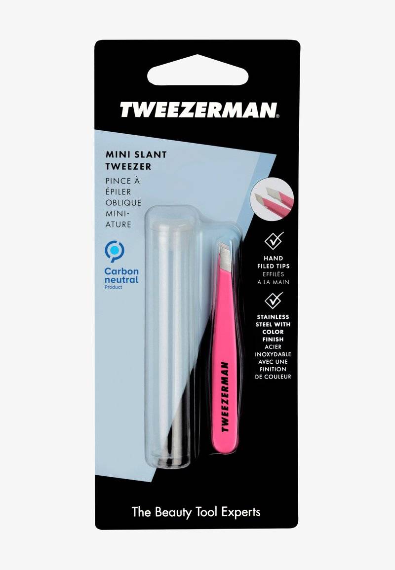 TWEEZERMAN TWEEZERMAN MINI SLANT TWEEZER - Hair removal tool - pink Letzter Tag