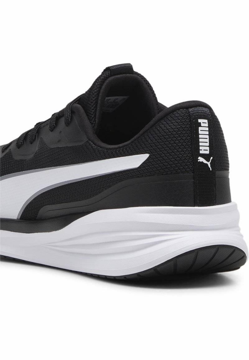 Puma Puma NIGHT RUNNER - Stability running shoes - black white Muttertagsangebot