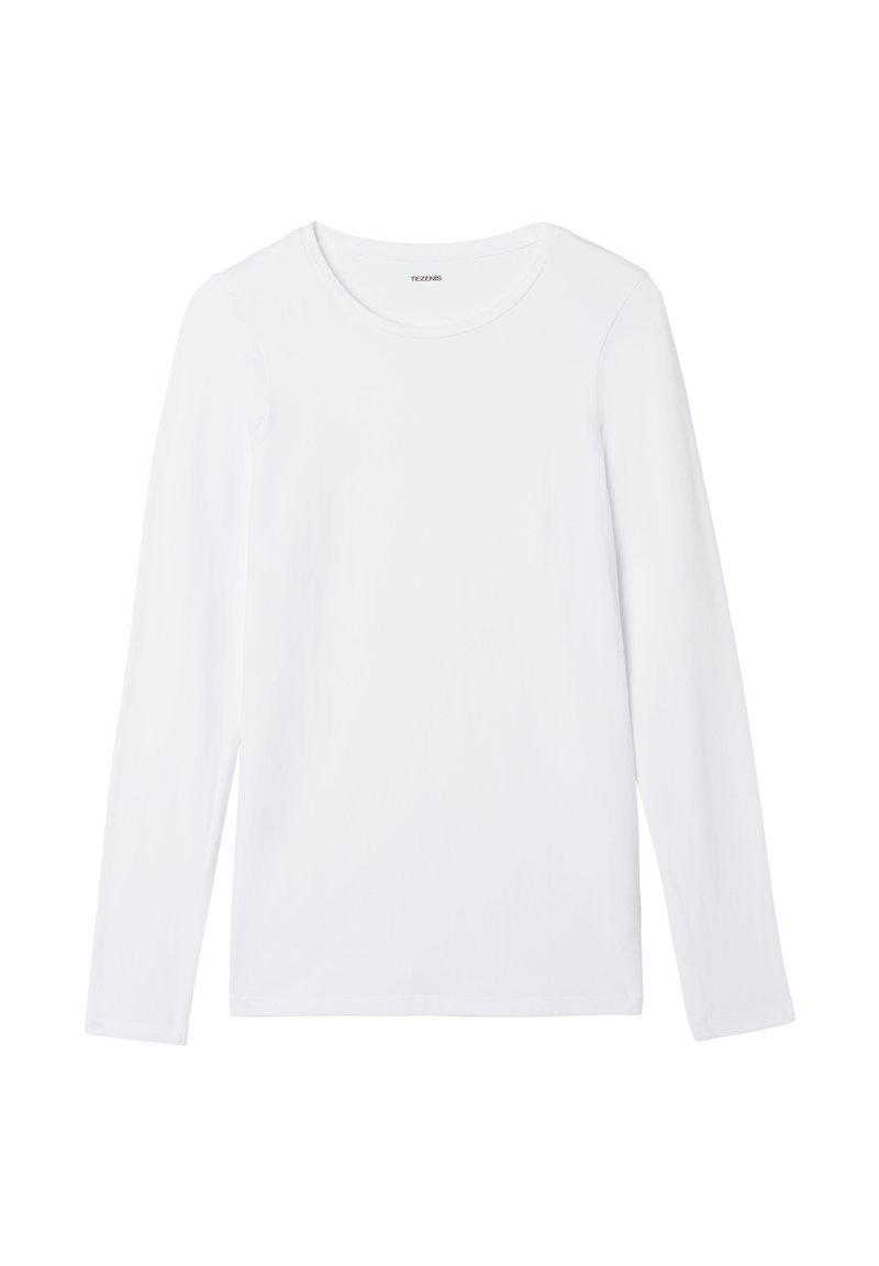 Tezenis Tezenis STRETCH ROUND-NECK - Long sleeved top - bianco zollfrei