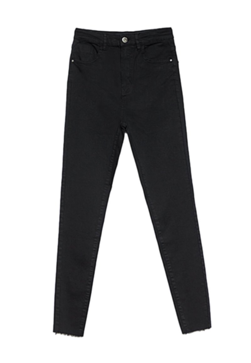 Stradivarius Stradivarius MIT SUPERHOHEM - Jeans Skinny Fit - black Outlet