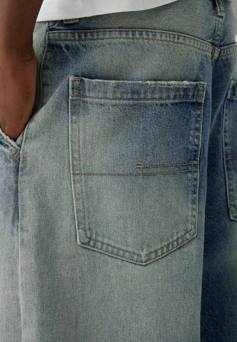 Bershka Bershka Relaxed fit jeans - blue grey Flash Sale