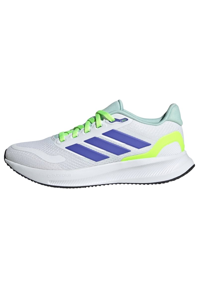 adidas Performance adidas Performance FALCON 5 KIDS - Neutral running shoes - cloud white blue lucid lemon 2025