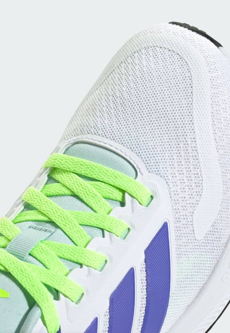 adidas Performance adidas Performance FALCON 5 KIDS - Neutral running shoes - cloud white blue lucid lemon 2025