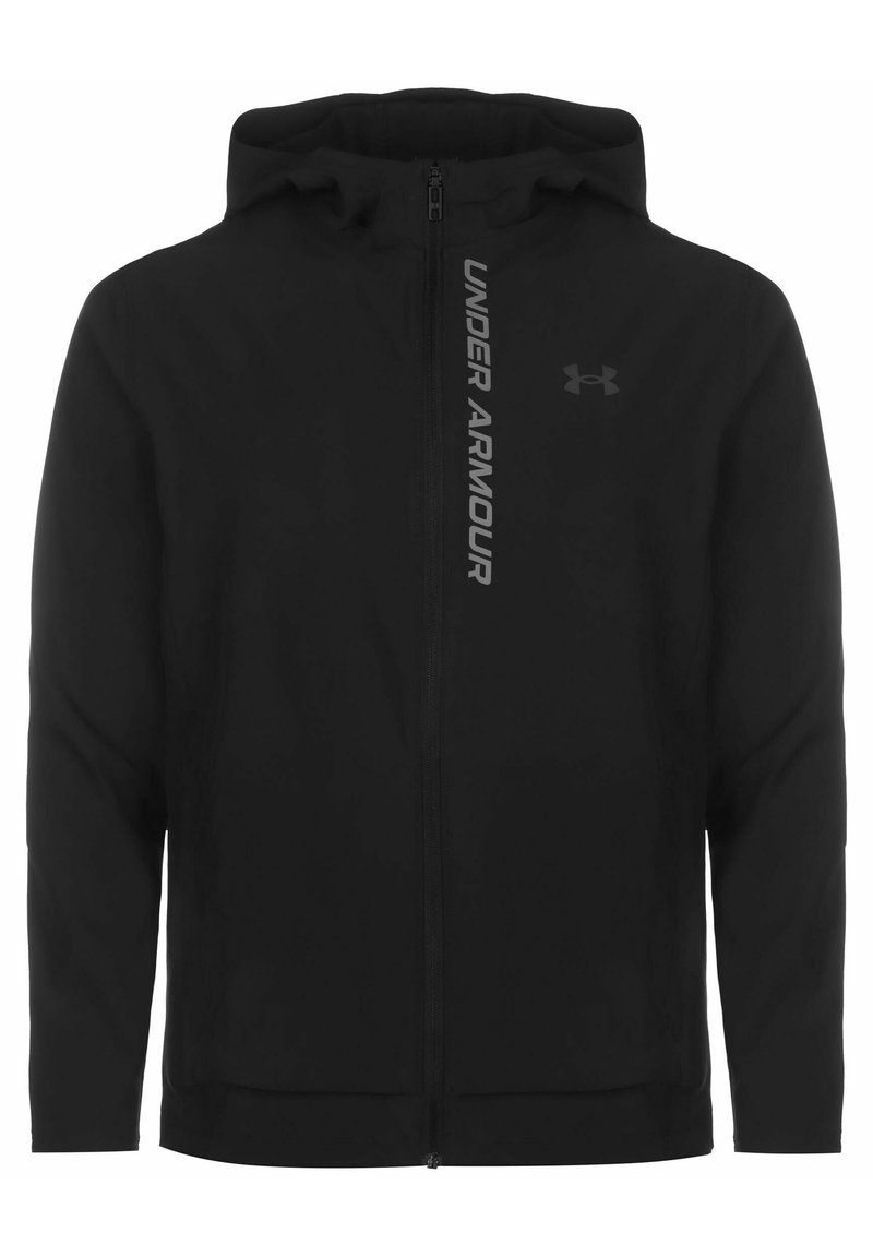 Under Armour Under Armour OUT THE STORM - Running jacket - black jet gray reflective Kostenlose Rückgabe