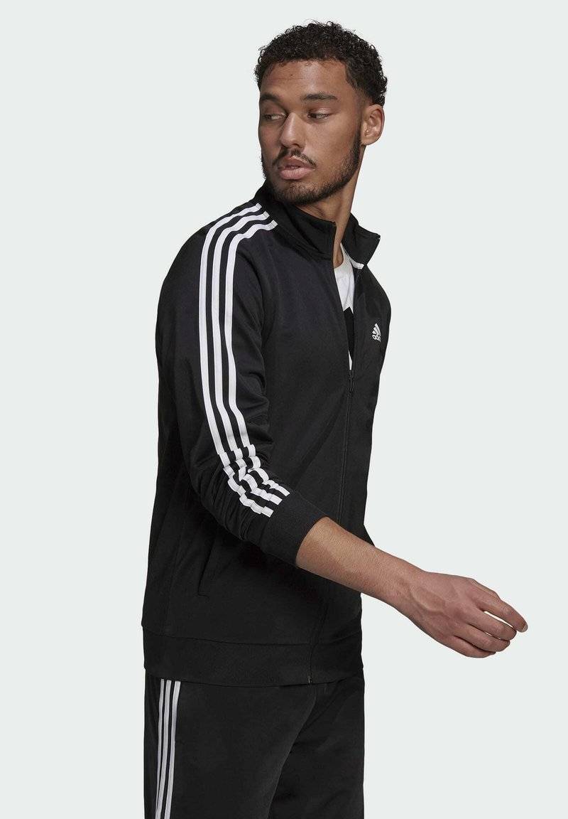 adidas Sportswear adidas Sportswear ESSENTIALS WARM-UP REGULAR 3-STRIPES - Training jacket - black Bis zu 55% Rabatt