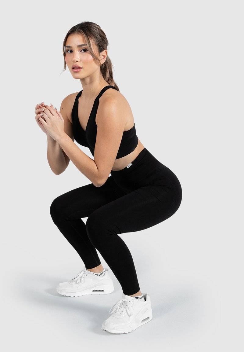 Smilodox Smilodox AMAZE SCRUNCH - Leggings - schwarz Nur noch ein Tag übrig