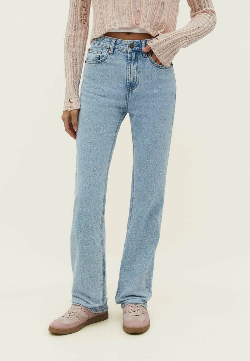 Stradivarius Stradivarius VINTAGE - Straight leg jeans - blue denim Online