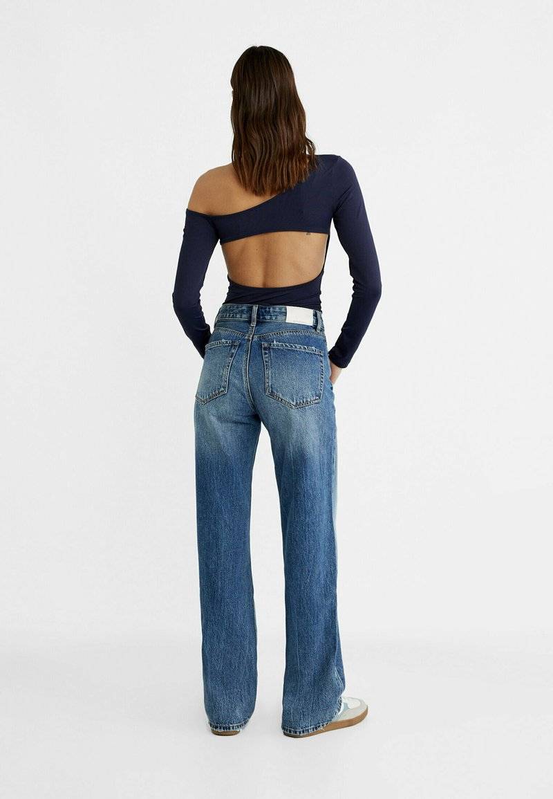 Stradivarius Stradivarius Straight leg jeans - blue Meist gekauft