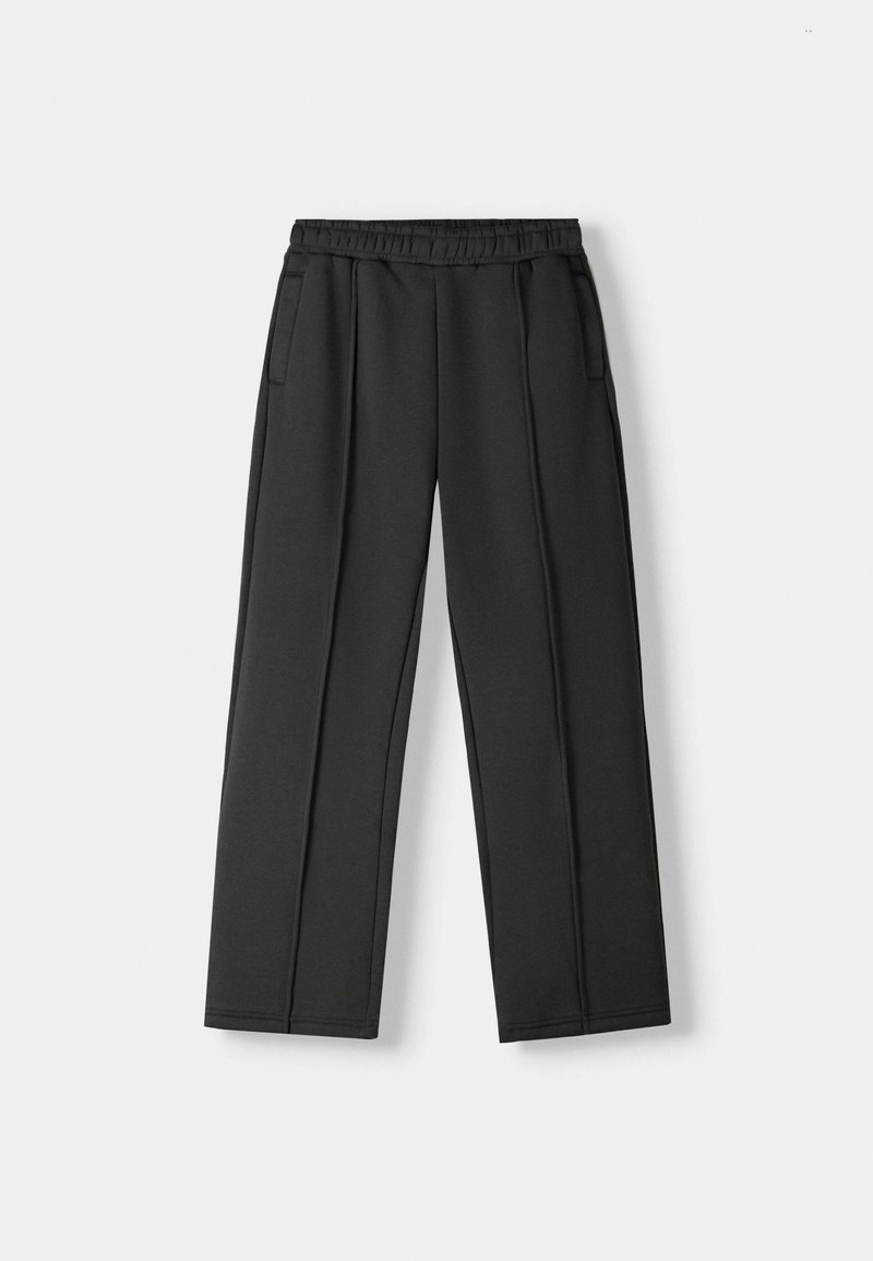 Bershka Bershka WIDE - Tracksuit bottoms - dark grey Fabrik Onlineshop