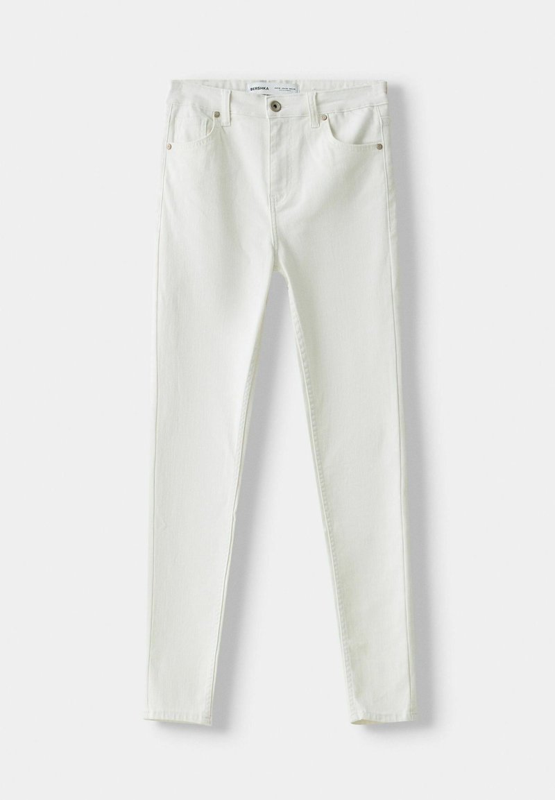 Bershka Bershka SUPER - Jeans Skinny Fit - white Flash Sale