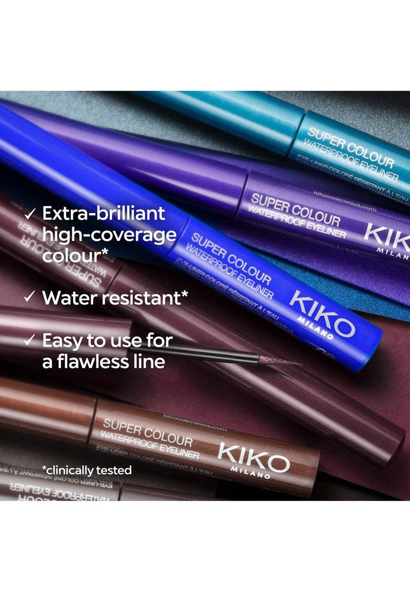KIKO Milano KIKO Milano SUPER COLOUR WATERPROOF EYELINER - Eyeliner - 07 burgundy Lagerräumung
