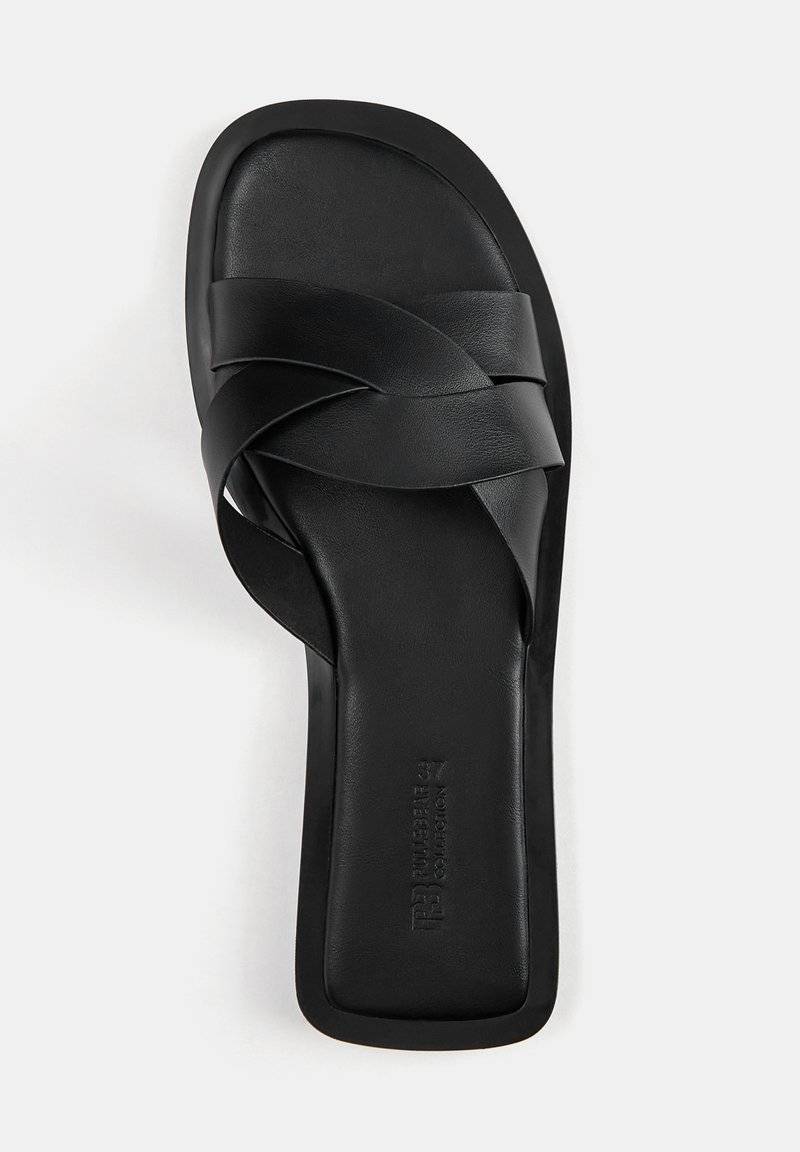 PULL&BEAR PULL&BEAR CRISSCROSS - Mules - black Letzter Tag