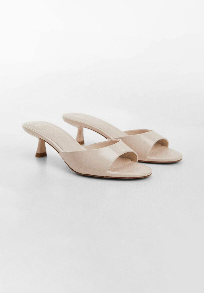 Mango Mango LOW - Heeled mules - nude Zeitbegrenzte Promotion