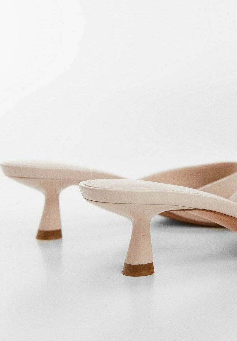 Mango Mango LOW - Heeled mules - nude Zeitbegrenzte Promotion