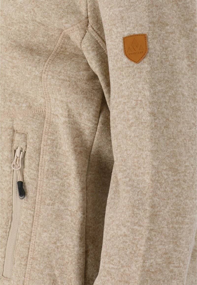 Whistler Whistler SAMANI - Fleece jacket - oatmeal 50% Rabatt mit kostenlosem Versand