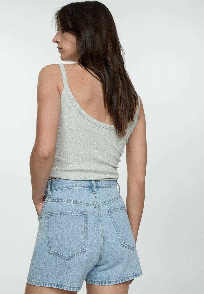 Mango Mango Denim shorts - light blue Günstig kaufen
