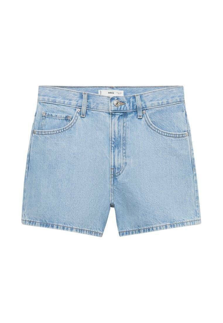 Mango Mango Denim shorts - light blue Günstig kaufen