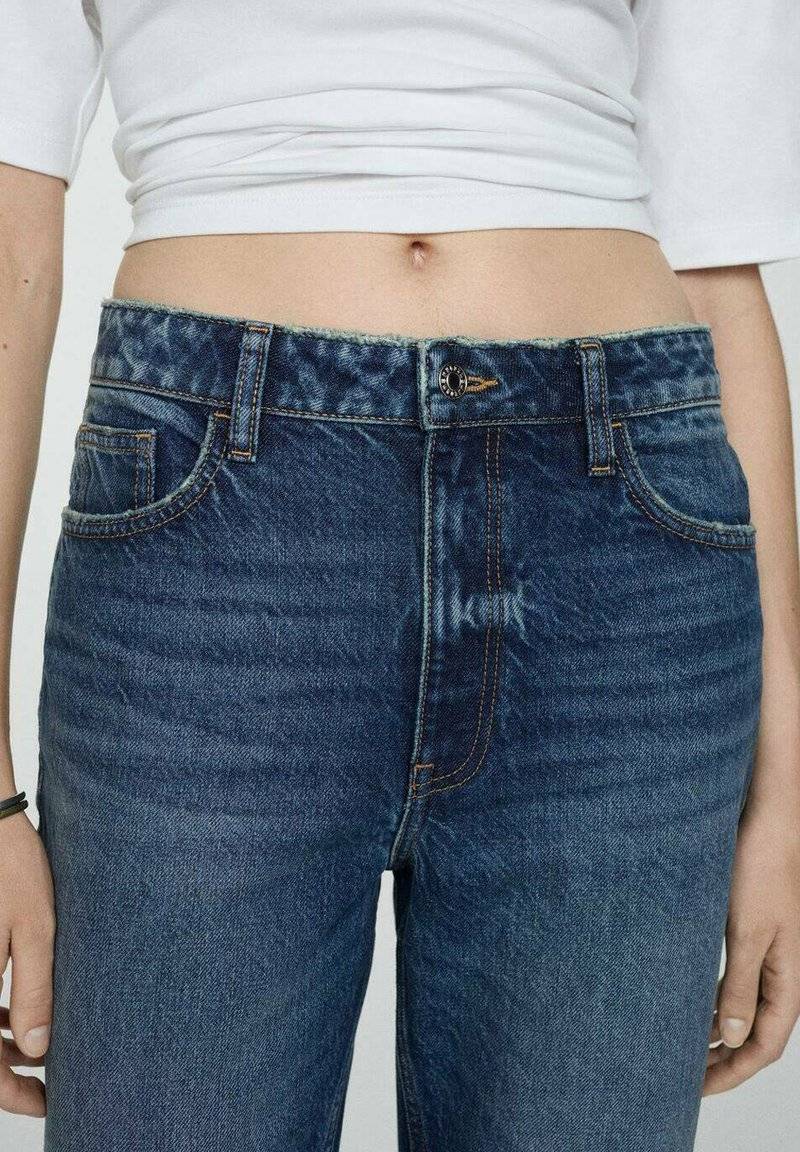 Mango Mango Relaxed fit jeans - bleu foncé Flash Sale