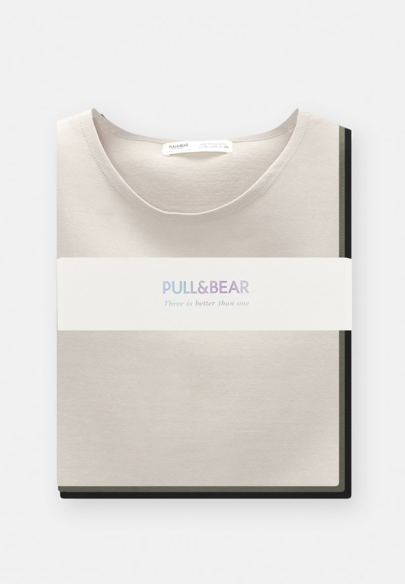 PULL&BEAR PULL&BEAR TRIPACK - Top - green Online Shopping