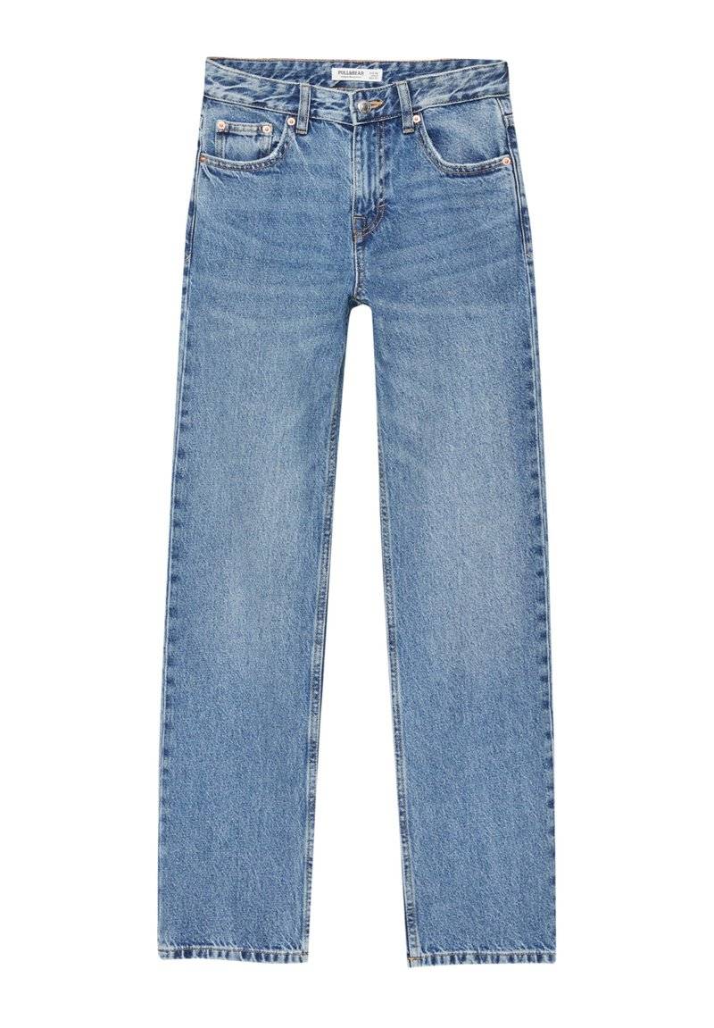 PULL&BEAR PULL&BEAR MID-WAIST - Straight leg jeans - blue denim Vatertagsangebot