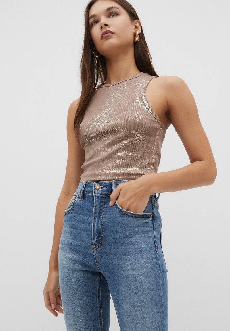 Stradivarius Stradivarius Jeans Skinny Fit - blue denim Lagerräumung